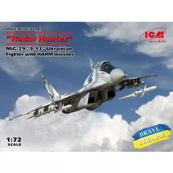   ICM - Radar Hunter MiG-29 '9-13 Ukrainian Fighter with HARM missiles