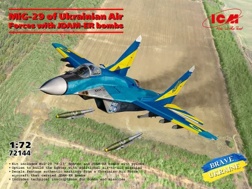 ICM - MiG-29 of Ukrainian Air Forces with JDAM-ER bombs
