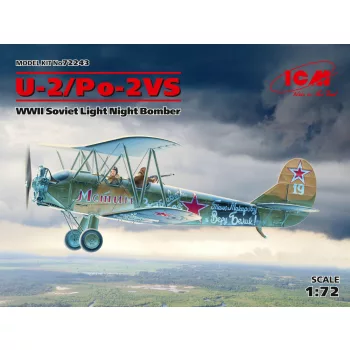   ICM - U-2/Po-2VS, WWII Soviet Light Night Bomber (100% new molds)