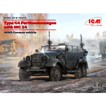   ICM - Type G4 Partisanenwagen with MG 34, WWII German vehicle