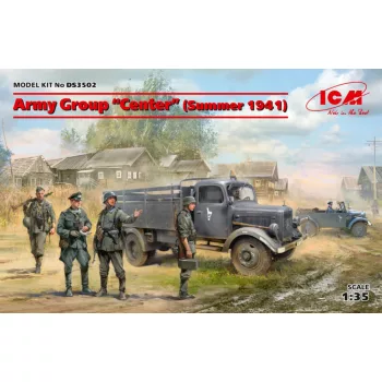   ICM - Army Group "Center" Summer 1941 Kfz.1 Typ L3000S German Infantry