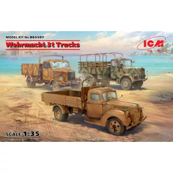 ICM - Wehrmacht 3t Trucks (V3000S, KHD S3000, L3000S)