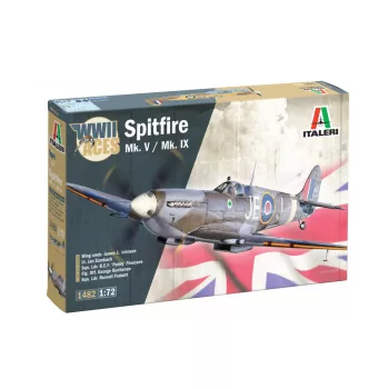   Italeri - British Fighter Aircraft Supermarine Spitfire Mk.V / Mk.IX Aces