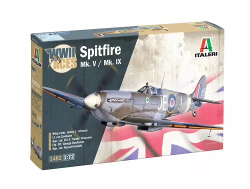 Italeri - British Fighter Aircraft Supermarine Spitfire Mk.V / Mk.IX Aces