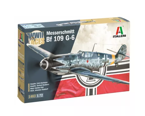 Italeri - 1:72 German Fighter Aircraft Messerschmitt Bf 109 G-6 WWII Aces