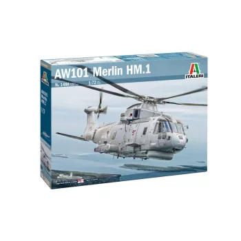   Italeri - 1:72 British Combat Helicopter AgustaWestland AW101 Merlin HM.1
