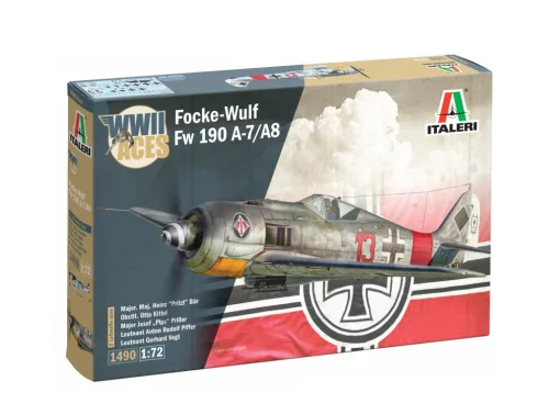 Italeri - German Fighter Aircraft Focke Wulf Fw 190 A-7/A-8 F - WWII Aces