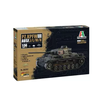 Italeri - 1:56 Pz.Kpfw. III Ausf. J/L/M/N