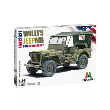 Italeri - Willys Jeep Mb 80Th Year Anniversary