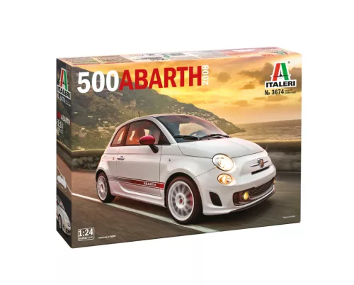 Italeri - 1:24 Fiat 500 Abarth 2008