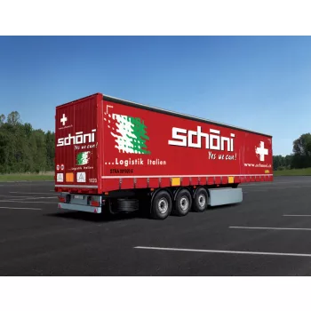 Italeri - Curtainside Trailer Schoeni.Ch, (3918S)