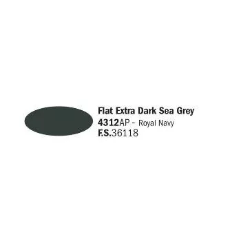 Italeri - Flat Extra Dark  Sea Grey - Acrylic Paint (20 ml)