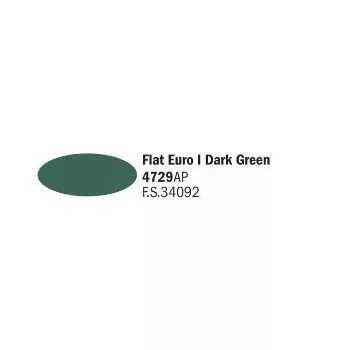 Italeri - Flat Euro I Dark Green - Acrylic Paint (20 ml)