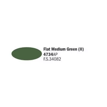 Italeri - Flat Medium Green (II) - Acrylic Paint (20 ml)