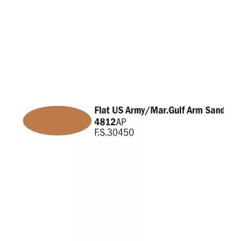   Italeri - Flat Us Army/Mar.Gulf Arm Sand - Acrylic Paint (20 Ml)