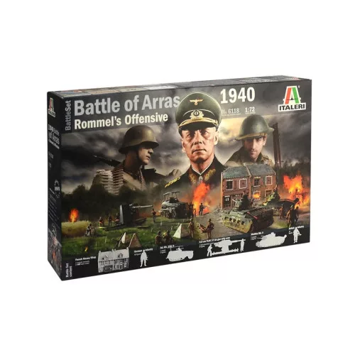 Italeri - 1:72 Wwii : 1940 Battle Of Arras - Rommel'S Offensive