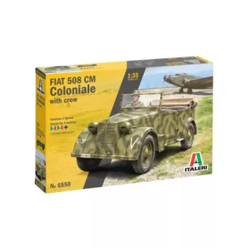 Italeri - Fiat 508 Cm Coloniale With Crew