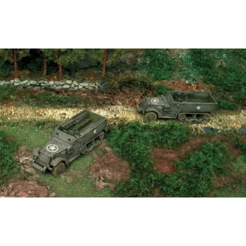 Italeri - M 3A1 Half Truck (2 Fast Assembly Models)