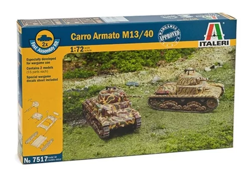 Italeri - Carro Armato M13/40 - Fast Assembly