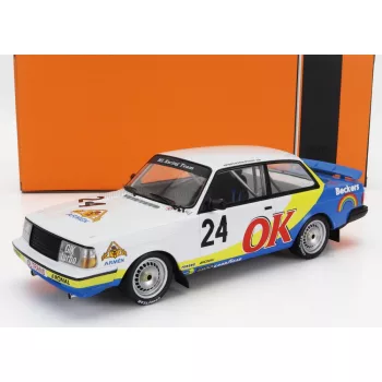   Ixo-Models - VOLVO 240 TURBO TEAM BECKERS N 24 NURBURGRING 1985 P.G.ANDERSSON WHITE YELLOW BLUE