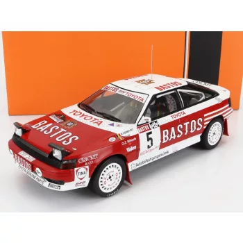   Ixo-Models - TOYOTA CELICA GT-FOUR ST165 BASTOS N 5 RALLY HASPENGOUW 1990 R.VERREYDT - G.BIAR RED WHITE