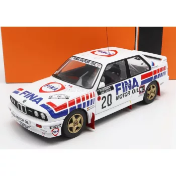   Ixo-Models - BMW 3-SERIES M3 (E30) TEAM BMW FINA N 20 RALLY 1000 LAKES 1989 M.DUEZ - A.LOPES WHITE RED BLUE