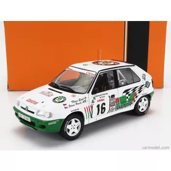   Ixo-Models - Skoda Felicia N 16 Rally Tour De Corse 1995 E.Triner - P.Stanc White Green