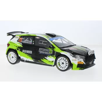   Ixo-Models - Skoda Fabia Rally2, Rallye WM, Rally Monte Carlo, 2023, #23, 1:18