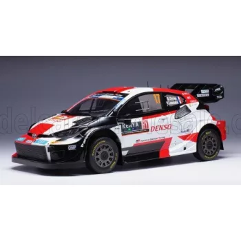   Ixo-Models - TOYOTA YARIS GR HYBRID RALLY1 TEAM TOYOTA GAZOO RACING WRT N 17 WINNER RALLY SAFARI 2023 SEBASTIAN OGIER - VINCENT LANDAIS WHITE RED BLACK