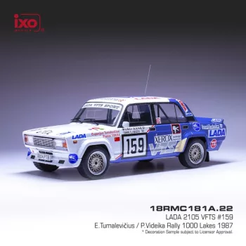   Ixo-Models - 1:18 Lada 2105 VFTS 1000 Lakes Rally #159 E.Tumalevicius / P.Videika 1987 - IXO
