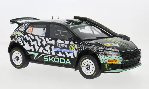 Ixo-Models - Skoda Fabia Rally2 Rally WM Safari Rallye Kenia 2024 #22