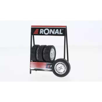 Ixo-Models - IXO, Zubehör Ronal Turbo, silber, 1:18