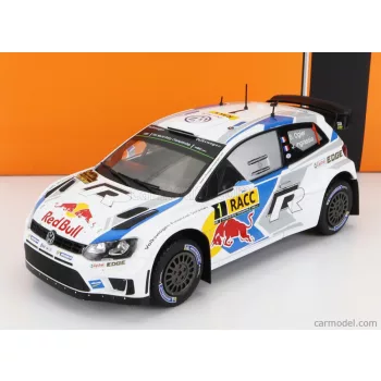   Ixo-Models - Volkswagen Polo R Wrc Red Bull N 1 Rally Catalunya 2014 S.Ogier - J.Ingrassia White Blue Yellow