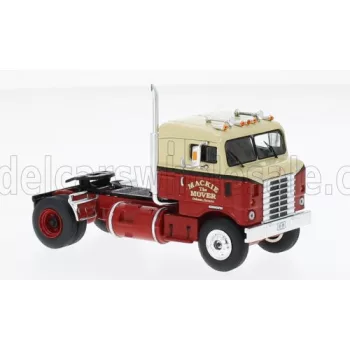   Ixo-Models - KENWORTH BULLNOSE TRACTOR TRUCK 2-ASSI 1950 RED CREAM