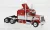 Ixo-Models - Peterbilt 359, rot/weiss, 1973, 1:64
