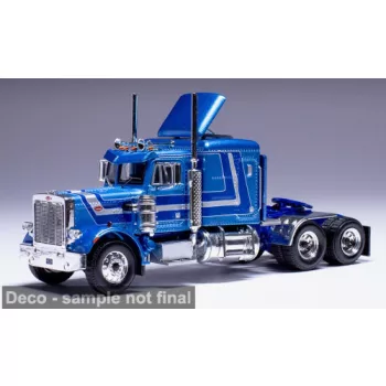 Ixo-Models - Peterbilt 359, blau, 1973, 1:64