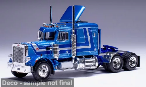 Ixo-Models - Peterbilt 359, blau, 1973, 1:64