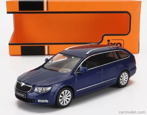 Ixomodels - Skoda Superb Ii Sw Station Wagon 2008 Blue