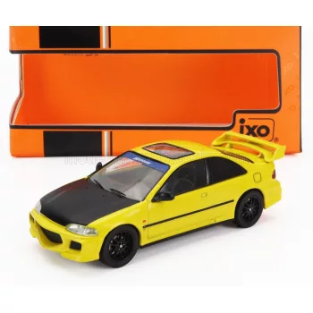 Ixo-Models - HONDA CIVIC EJ1 COUPE 1995 YELLOW BLACK