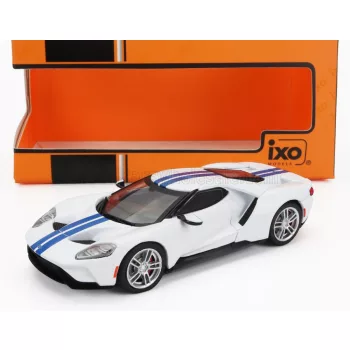 Ixo-Models - FORD USA GT 2017 WHITE BLUE