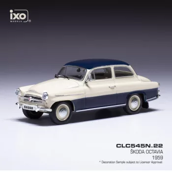   Ixo-Models - 1:43 Skoda Octavia, beige/dark blue, 1959 – IXO