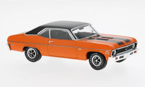 Ixo-Models -  Chevrolet Nova SS orange/black 1971