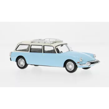   Ixo-Models - 1:43 Citroen ID 19 Break, Light Blue/White, 1960
