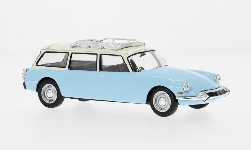 Ixo-Models - 1:43 Citroen ID 19 Break, Light Blue/White, 1960