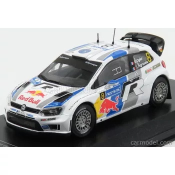   Ixo-Models - Volkswagen Polo R Wrc Team Volkswagen Motorsport N 8 Rally Finland 2013 S.Ogier - J.Ingrassia White Blue Grey