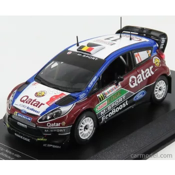   Ixo-Models - Ford England Fiesta Rs Wrc N 11 Rally Sardegna Italy 2013 T.Neuville - N.Gilsoul Bordeaux Blue White