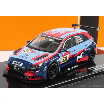   Ixo-Models - Hyundai I30 N Tcr N 831 24H Nurburgring 2021 L.Engstler - H.Still - J.K.Vernay 2 Tone Blue Red