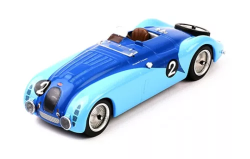 Ixo-Models - Bugatti Type 57G, RHD, No.2, 24h Le Mans J-P.Wimille/R.Benoist - 1937
