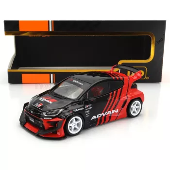 Ixo-Models - TOYOTA YARIS GR PANDEM RHD 2022 BLACK RED