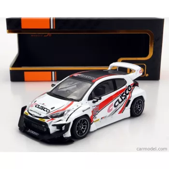   Ixomodels - Toyota Yaris Gr Pandem Cusco Version Rhd 2022 White Red Black